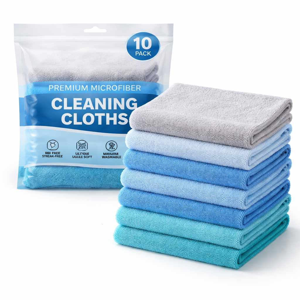 Spark Clean™ Microfiber Towels (10-Pack)